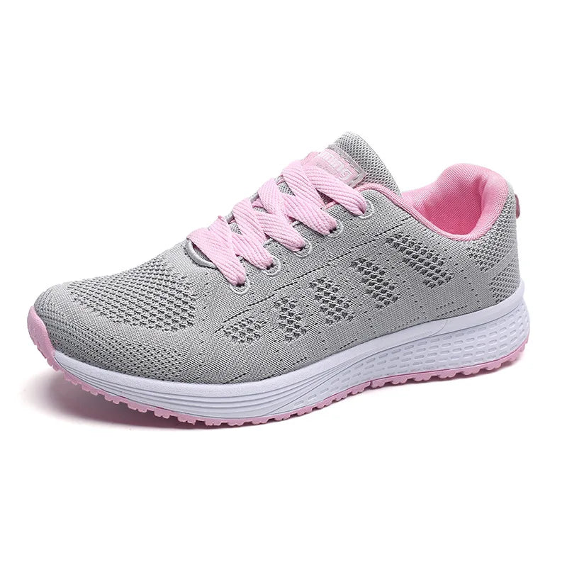 Women's Sneakers Casual Shoes Flats Air Mesh Breathable Trainers Ladies Shoes Female Sneakers Women Shoes Basket Tenis Feminino