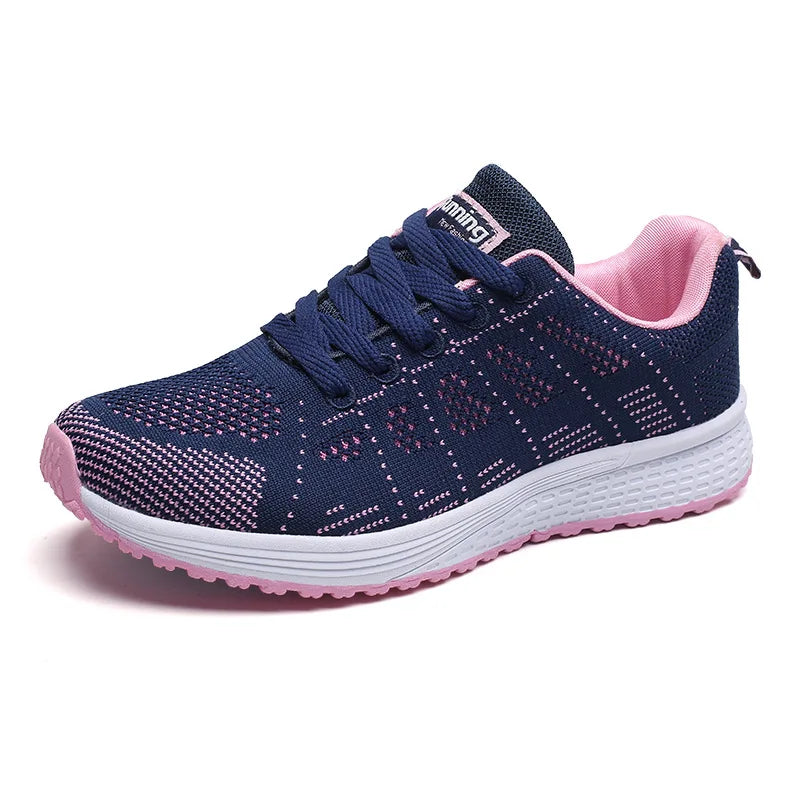 Women's Sneakers Casual Shoes Flats Air Mesh Breathable Trainers Ladies Shoes Female Sneakers Women Shoes Basket Tenis Feminino