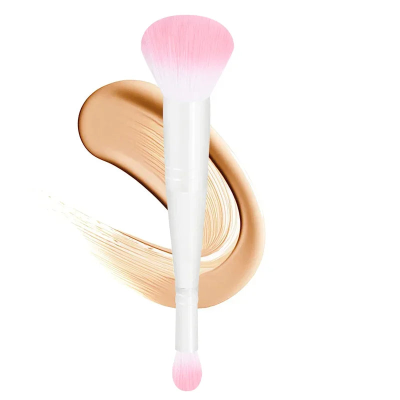 Double Head Professional Makeup Brushes 2 In 1 Foundation Brush Concealer Highlighter Powder Blush Brush Beauty Make Up Tools