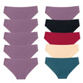 BZEL 10PCS/Set Seamless Women's Panties Silk Satin Underwear Health Comfort Lingerie Sport Breathable Briefs Underpants Hot Sale