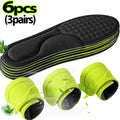 2/12pcs Unisex Memory Foam Orthopedic Insoles Deodorizing Insole Shoes Sports Absorbs Sweat Soft Antibacterial Shoe Accessories