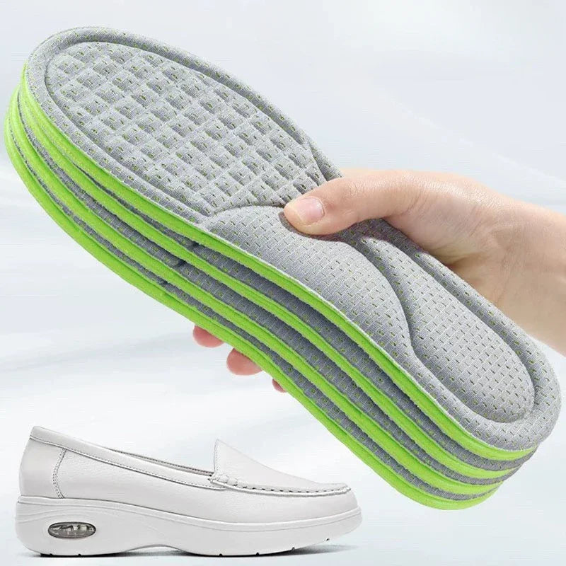 2/12pcs Unisex Memory Foam Orthopedic Insoles Deodorizing Insole Shoes Sports Absorbs Sweat Soft Antibacterial Shoe Accessories