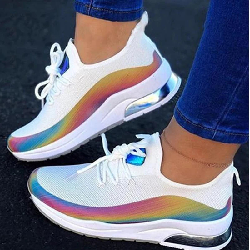 Tenis Feminino 2022 Fashion Tennis Shoes Women Breathable Air Mesh Light Fitness Trainers Casual Sneakers Outdoor Sport Shoes