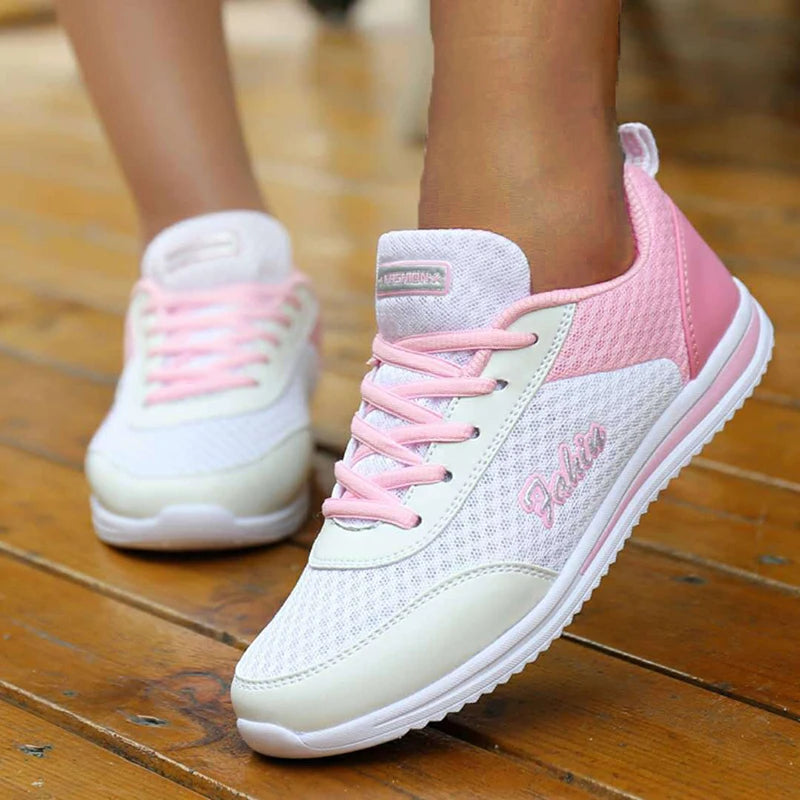 2025 New Women's Sneakers Fashion Vulcanized Shoes Woman Outdoor Casual Sneaker Woman Lace Up Women Sneakers Tenis Feminino